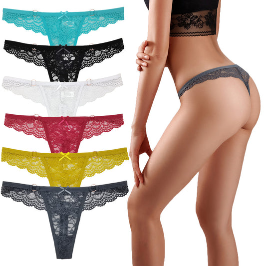 Thong Sexy Lace Cutout Ladies Thong