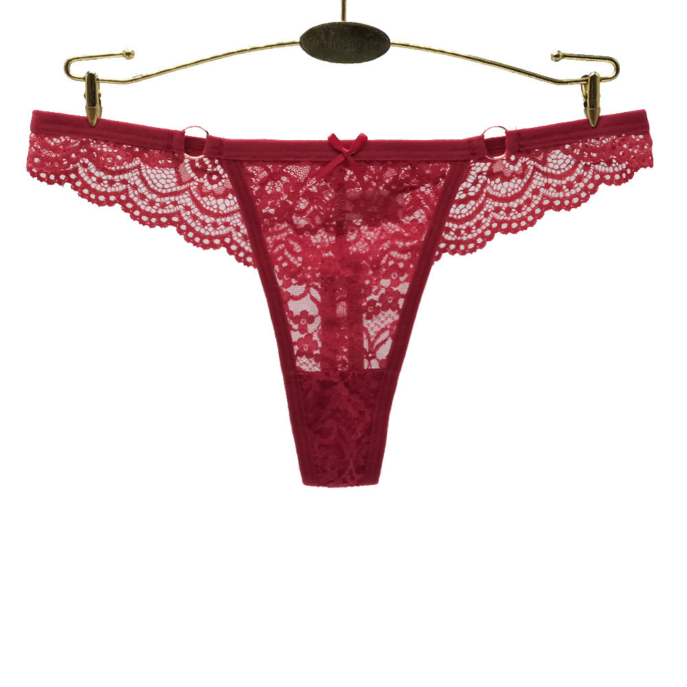 Thong Sexy Lace Cutout Ladies Thong